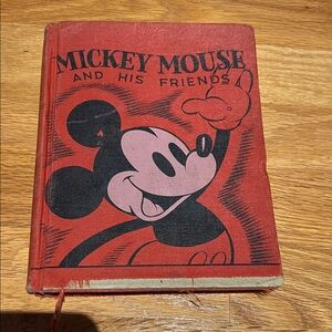 Vintage Mickey Mouse and his friends 1937 book